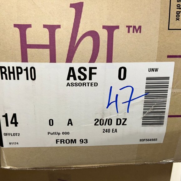 Hanes Girls’ Tagless Hipsters – LOT 47 - 240 pcs – 24 packs (10 ea) – Sz 14 -NEW - Picture 3 of 3